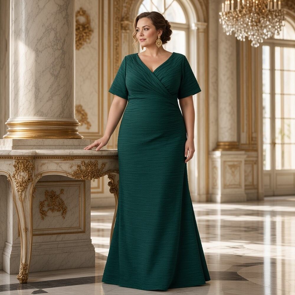 Alex Evenings Style 8466711 – Size 24W – NWT – Emerald Green